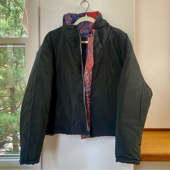 NWT Free People FP Movement Mountain Majesty Reversible Puffer Jacket Multicolor - Picture 6 of 17